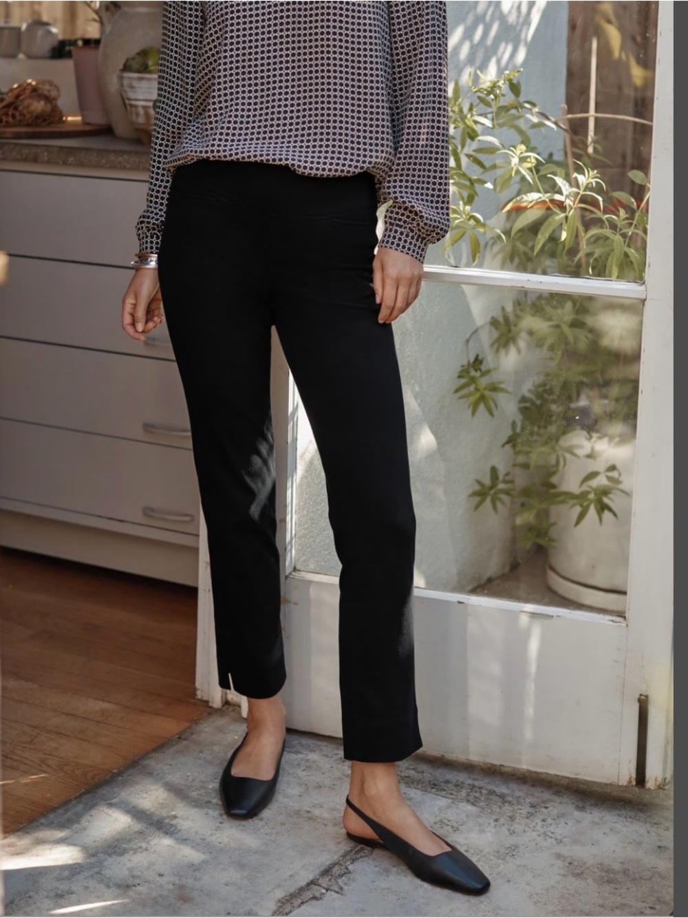 J.Jill essential slim ankle Pants in Black Size 10 Petite excellent condition